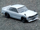 Nissan Skyline 2000 GT R KPGC10 RHD Right Hand Drive Silver Metallic 1/64 Diecast Model Car Inno Models IN64-KPGC10-SIL