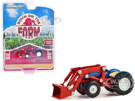 グリーンライト1/64 F-350 トラック 5610 トラクター 1985 Ford 5610 Tractor Red Memphis Tennessee Fire Department