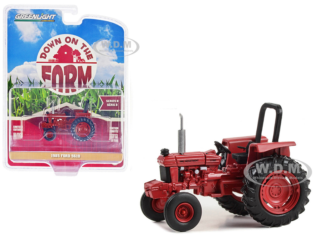 1985 Ford 5610 Tractor Red Memphis Tennessee Fire Department