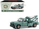 1967 Chevrolet C 30 Dually Wrecker Tow Truck Holley Speed Shop Green 1/18 Diecast Model Car Greenlight 13682