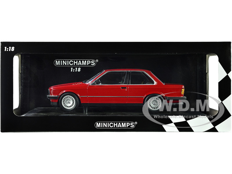 1982 BMW 323i Carmine Red 1/18 Diecast Model Car Minichamps 155026008