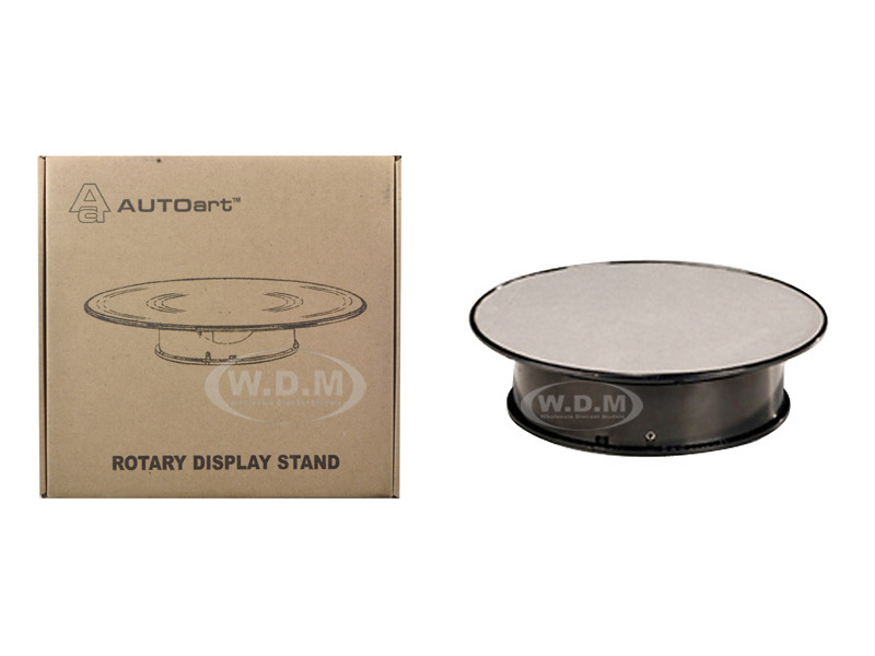 Rotary Display Turn Table 8 Inches with Silver Top 1/43, 1/64, 1/32, 1/24 Autoart 98018