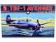 Skill 2 Model Kit Grumman TBF 1 Avenger Torpedo Bomber United States Navy  WWII 1/48 Scale Model AMT AMT1377