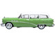 1954 Buick Century Estate Wagon Willow Green and White 1/87 HO Scale Diecast Model  Car Oxford Diecast 87BCE54003