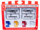 Skill 2 Model Kit Light Commercial Classic Emergency Flasher Bars Set of 10 pieces for 1/25 Scale Model AMT AMTPP032