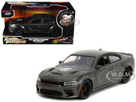 2021 Dodge Charger SRT Hellcat Gray Metallic Fast X 2023 Movie Fast & Furious Series 1/32 Diecast Model Car Jada 34473