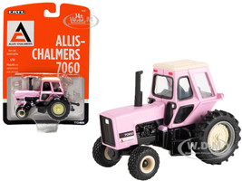 Allis-Chalmers 7060 Tractor Pink Cream Top 1/64 Diecast Model ERTL TOMY 16442