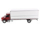 Peterbilt 536 Truck with Supreme Signature Van Body Red Metallic Transport Series 1/32 Diecast Model Diecast Masters 71106