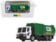 Mack LR Refuse Garbage Truck with McNeilus ZR Side Loader Waste Management White and Green 1/87 HO Diecast Model First Gear 80-0355D