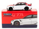 Alfa Romeo Giulia GTA White and Red with Black Top Global64 Series 1/64 Diecast Model Tarmac Works T64G-TL031-RW