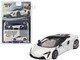 McLaren Artura Ice Silver Metallic with Black Top Limited Edition to 2040 pieces Worldwide 1/64 Diecast Model Car Mini GT MGT00582