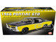 1966 Pontiac GTO Restomod Yellow and Dark Gray Metallic Limited Edition to 480 pieces Worldwide 1/18 Diecast Model Car ACME A1801219