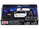 2015 Ford Police Interceptor Utility Black and White LAPD Los Angeles Police Department 1/43 Diecast Model Car Motormax 79493