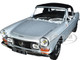 1967 Peugeot 404 Cabriolet Silver Metallic 1/18 Diecast Model Car Norev 184835