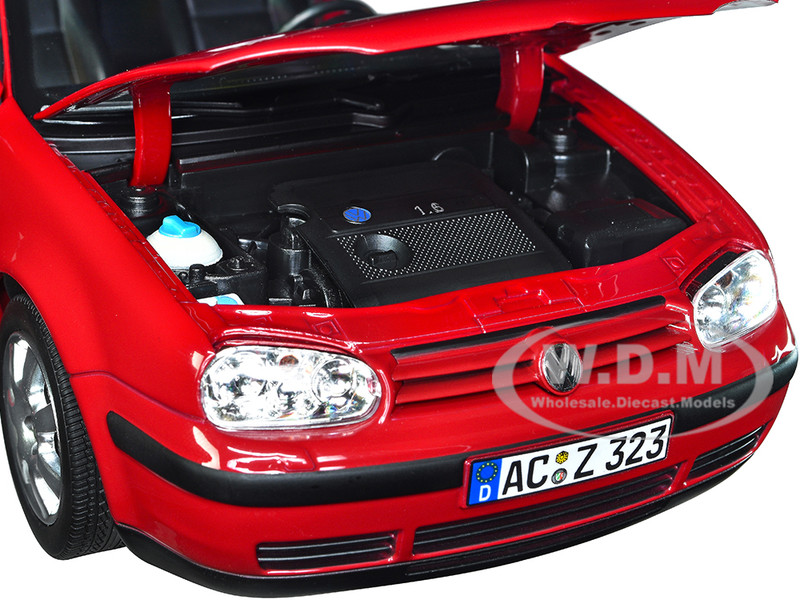 2002 VOLKSWAGEN GOLF RED 1/18 DIECAST MODEL CAR BY NOREV