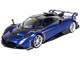 2020 Pagani Imola Carbon Fiber Blue with Carbon Black Top with DISPLAY CASE Limited Edition to 200 pieces Worldwide 1/18 Model Car BBR P18192A