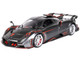 2020 Pagani Imola Dark Gray Metallic with Carbon Black Top Limited Edition to 200 pieces Worldwide 1/18 Model Car BBR P18192C