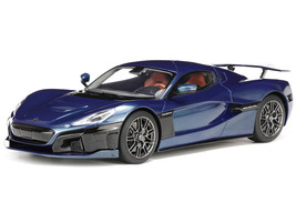 2021 Rimac Nevera Blue Metallic 1/18 Model Car GT Spirit GT405