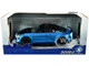2023 Alpine A100 Radicale Blue Metallic Carbon Hood Top 1/18 Diecast Model Car Solido S1801619