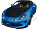 2023 Alpine A100 Radicale Blue Metallic Carbon Hood Top 1/18 Diecast Model Car Solido S1801619