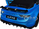 2023 Alpine A100 Radicale Blue Metallic Carbon Hood Top 1/18 Diecast Model Car Solido S1801619
