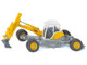 Menzi Muck M545 Walking Excavator Yellow with White Top 1/50 Diecast Model Siku 3548