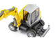 Wacker Neuson EW65 Mobile Excavator Yellow and Gray 1/50 Diecast Model Siku 3560