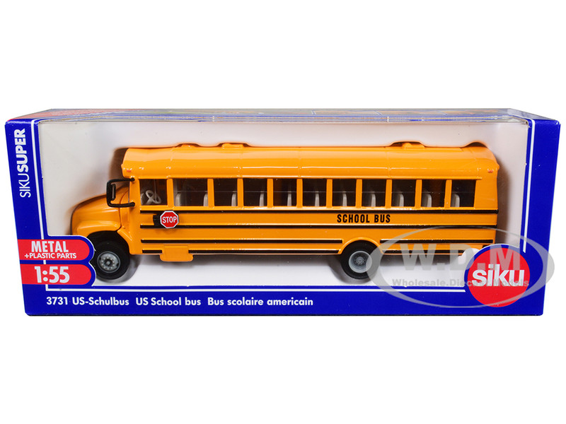 United States School Bus Yellow 1/55 Diecast Model Siku 3731