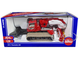 Pistenbully 600 Polar Snow Groomer Red 1/50 Diecast Model Siku 4914