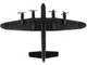 Avro Lancaster NX611 Bomber Aircraft Just Jane Royal Air Force 1/150 Diecast Model Airplane Postage Stamp PS5333-2