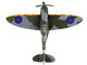 Supermarine Spitfire Mk IIa Fighter Aircraft #P7973 Royal Air Force 1/93 Diecast Model Airplane Postage Stamp PS5335-4