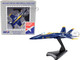 McDonnell Douglas F A 18C Hornet Aircraft Blue Angels United States Navy 1/150 Diecast Model Airplane Postage Stamp PS5338-1