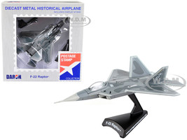 Lockheed Martin F 22 Raptor Fighter Aircraft United States Air Force 1/145 Diecast Model Airplane Postage Stamp PS5382-1