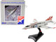 McDonnell Douglas F 4B Phantom II Fighter Aircraft VF 111 Sundowners United States Navy 1/155 Diecast Model Airplane Postage Stamp PS5384-3