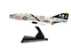 McDonnell Douglas F 4B Phantom II Fighter Aircraft VFA 84 Jolly Rogers United States Navy 1/155 Diecast Model Airplane Postage Stamp PS5384-4