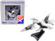 General Dynamics F 16 Fighting Falcon Fighter Aircraft Arctic Camouflage United States Air Force 1/126 Diecast Model Airplane Postage Stamp PS5399-3