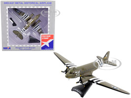 Douglas C 47 Skytrain Aircraft That s All Brother United States Navy 1/144 Diecast Model Airplane Postage Stamp PS5558-4
