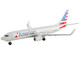 Boeing 737 Next Generation Commercial Aircraft American Airlines 1/300 Diecast Model Airplane Postage Stamp PS5815-2