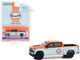 2023 Chevrolet Silverado 1500 Z71 Pickup Truck Light Blue and Orange Gulf Oil Special Edition Series 2 1/64 Diecast Model Car Greenlight 41145F