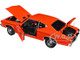 1969 Chevrolet Nickey Chevelle Hugger Orange with Black Stripes Muscle Car & Corvette Nationals MCACN 1/18 Diecast Model Car Auto World AMM1307