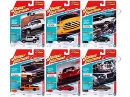 Classic Gold Collection 2022 Set A of 6 Cars Release 3 1/64 Diecast Model Cars Johnny Lightning JLCG030A