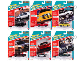 Classic Gold Collection 2022 Set B of 6 Cars Release 3 1/64 Diecast Model Cars Johnny Lightning JLCG030B
