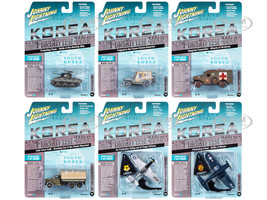 Korea The Forgotten War Military Set A of 6 pieces 2023 Release 1 Limited Edition to 2000 pieces Worldwide Diecast Models Johnny Lightning JLML009A