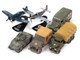 Korea The Forgotten War Military Set B of 6 pieces 2023 Release 1 Limited Edition to 2000 pieces Worldwide Diecast Models Johnny Lightning JLML009B
