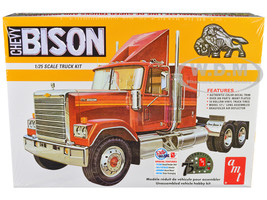 Skill 3 Model Kit Chevrolet Bison Truck Tractor 1/25 Scale Model AMT AMT1390
