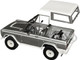 1967 Ford Bronco Silver Metallic with White Top Counting Cars 2012 Present TV Series Hollywood Series 1/24 Diecast Model Car Greenlight 84191