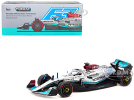 Mercedes AMG F1 W13 E Performance #63 George Russell Formula One F1 Winner Sao Paulo GP 2022 Global64 Series 1/64 Diecast Model Car Tarmac Works T64G-F044-GR1