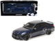 2020 BMW M3 Blue Metallic with Carbon Top Limited Edition to 740 pieces Worldwide 1/18 Diecast Model Car Minichamps 155020201