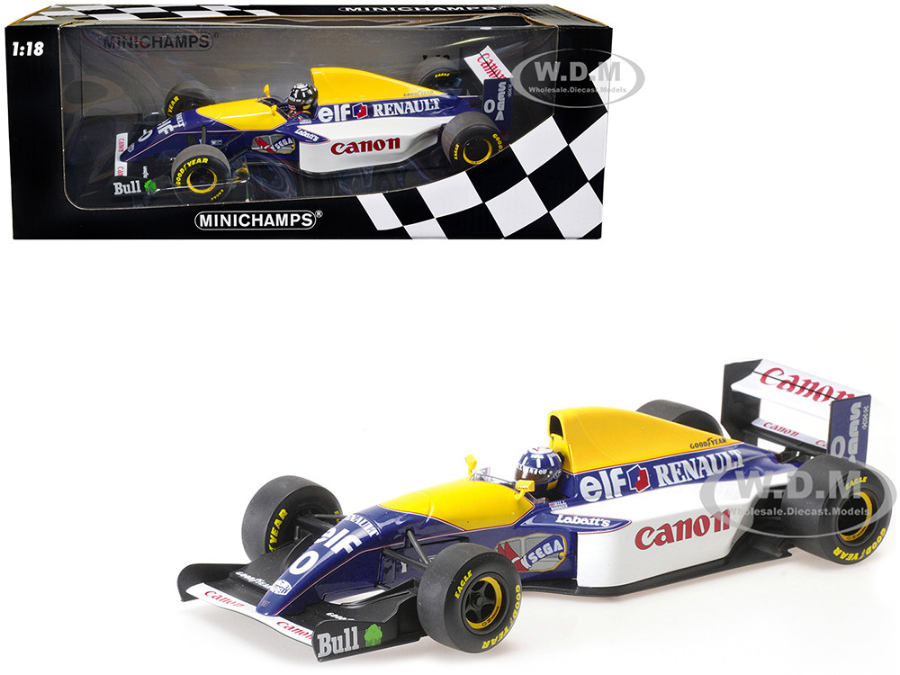 Williams Renault FW15C 0 Damon Hill Canon 3rd Place F1 Formula One