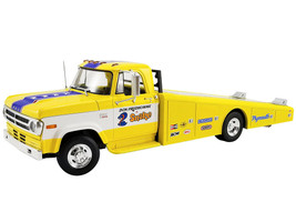 1970 Dodge D 300 Ramp Truck Yellow The Snake Don Prudhomme Limited Edition to 636 pieces Worldwide 1/18 Diecast Model Car ACME A1801908